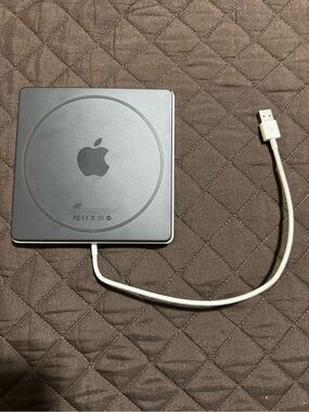 Apple Gray External USB Optical Drive - Portable DVD/CD Burner